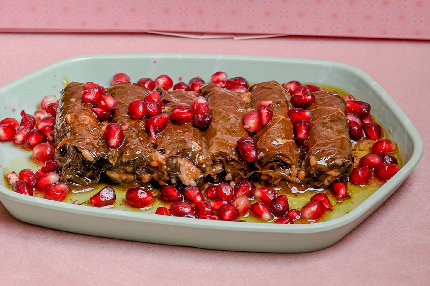 Pomegranate Grape Leaves - 6 Pieces