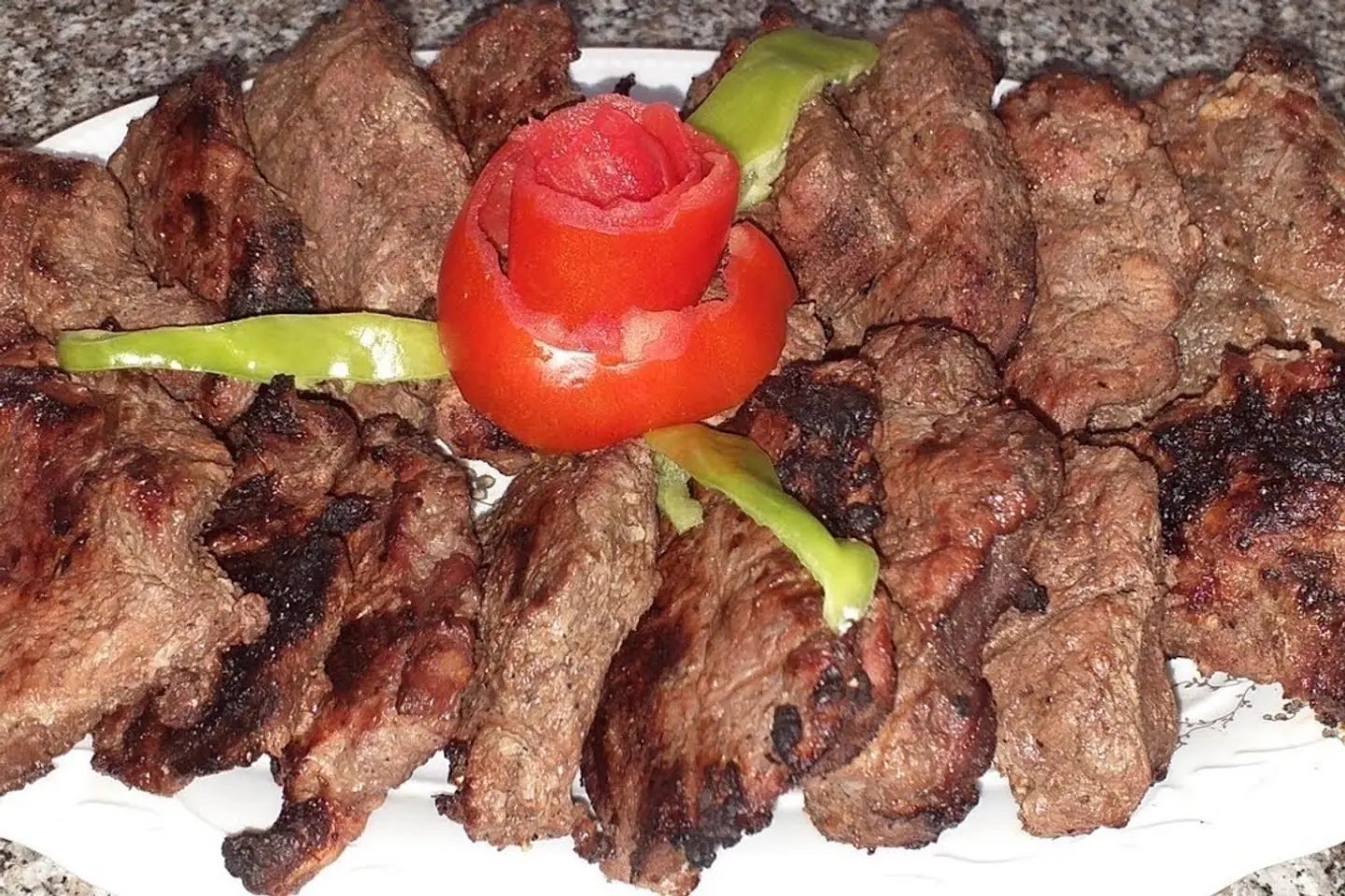 فلتو بتلو مشوي علي الفحم - نصف