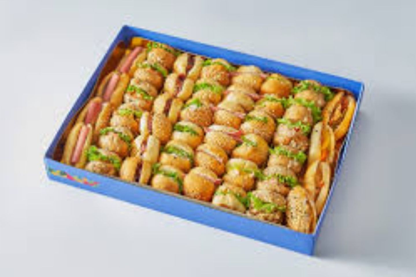 Box Of Mini Burger - A Big Box Of Mona Burger