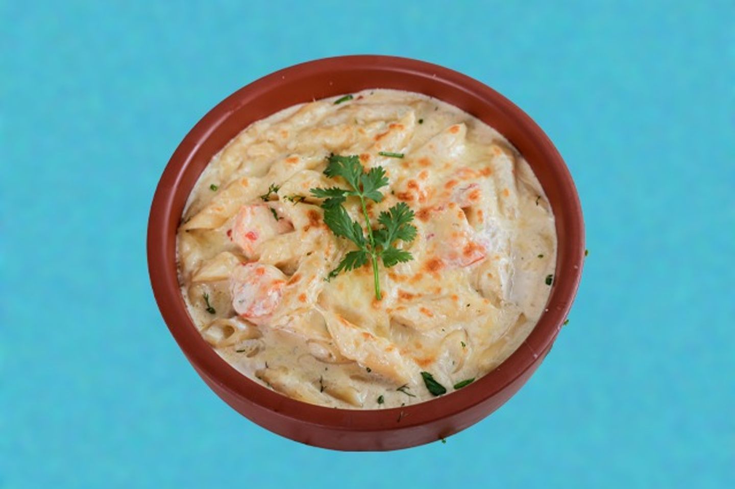 Seafood Pasta - White Sauce And Cheese