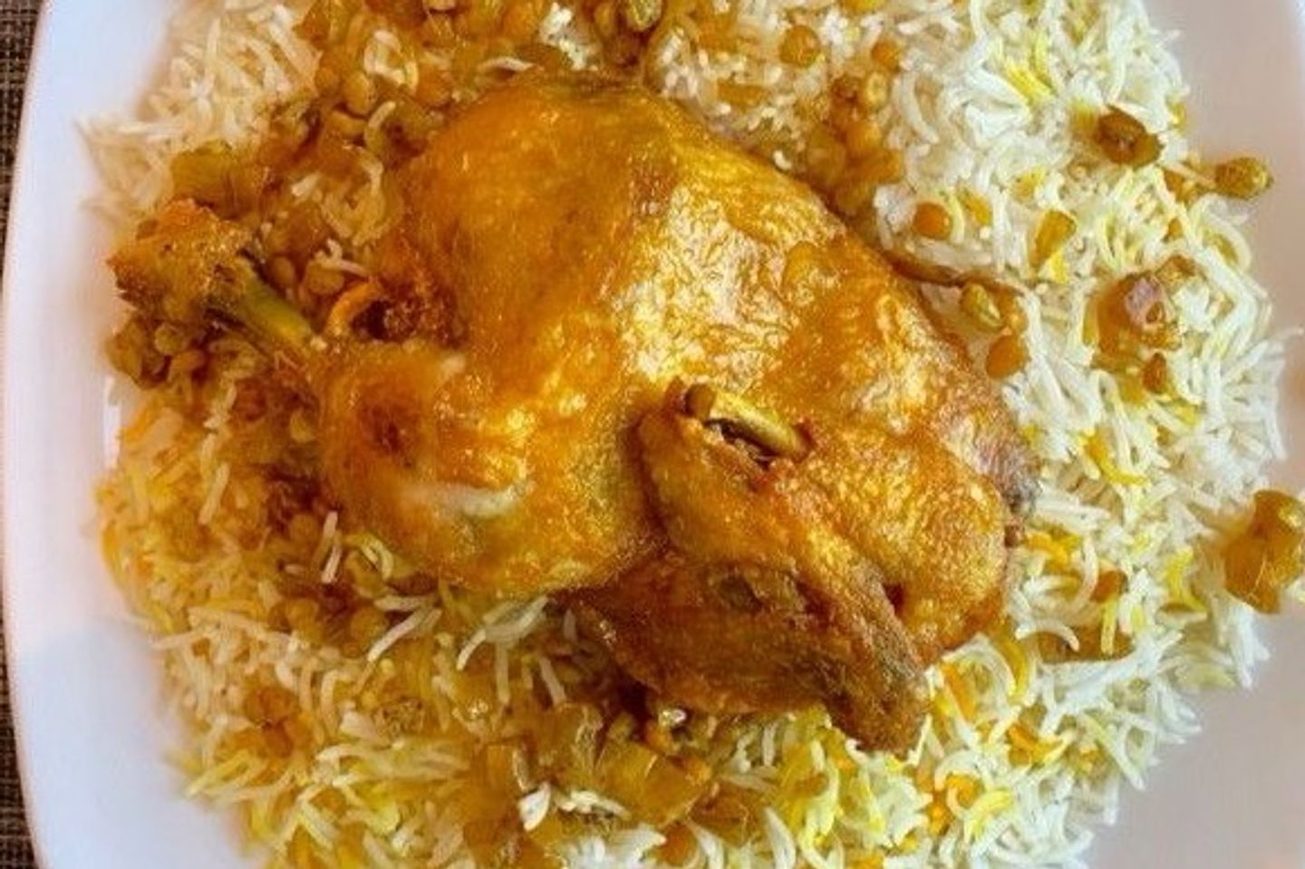 مجبوس دجاج كويتي  - دجاجة كاملة