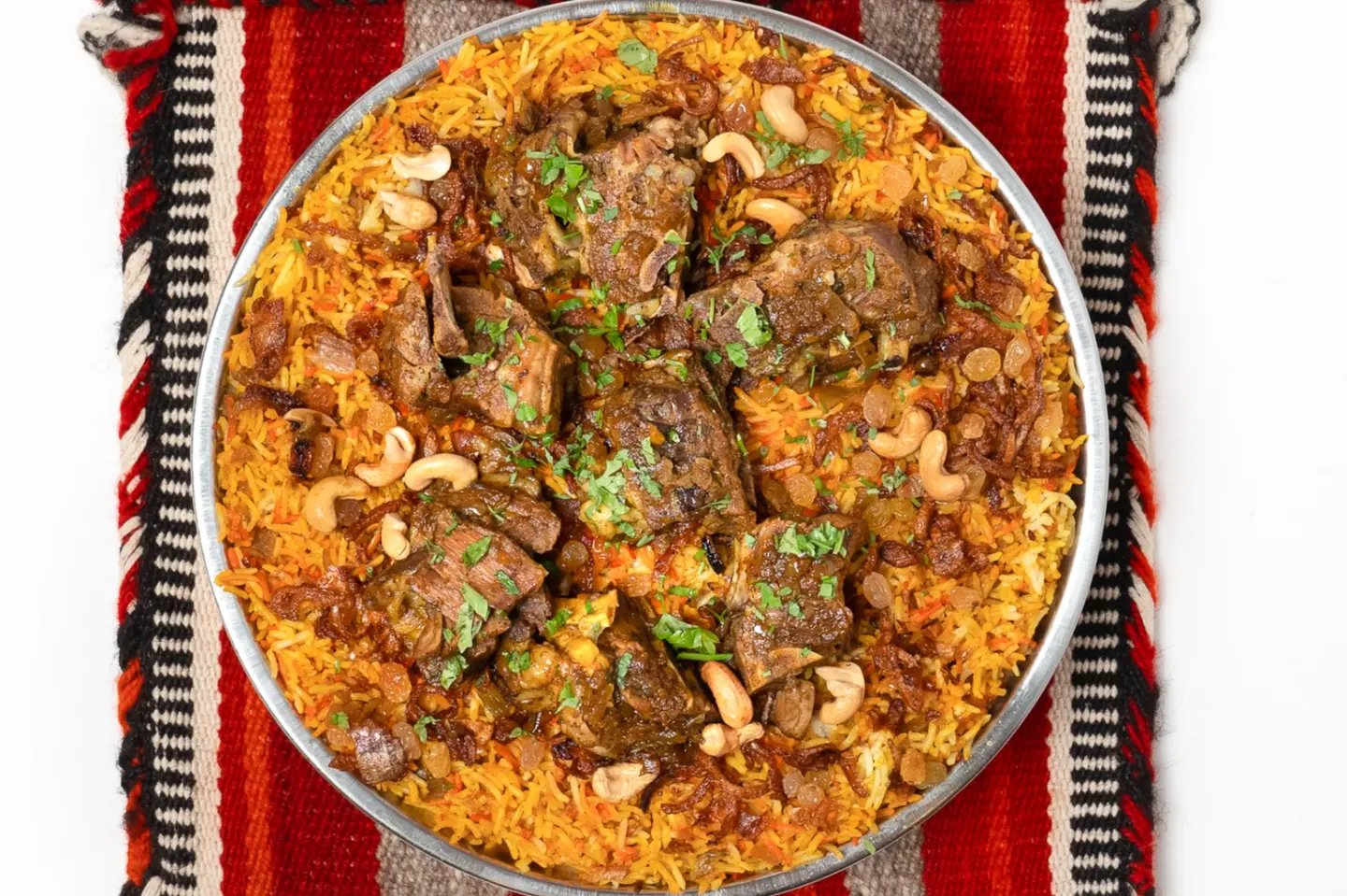 لحم برياني - نصف