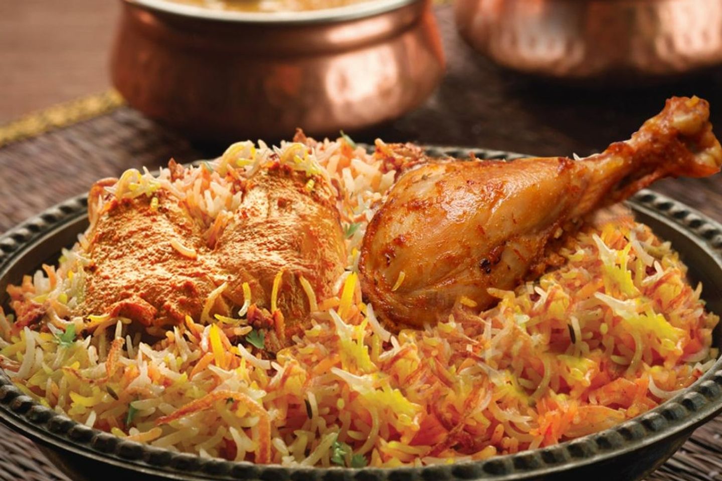 برياني دجاج  - دجاجة كاملة
