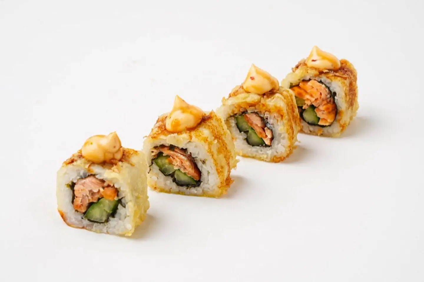 Fried Salmon Teriyaki - 4 Pieces