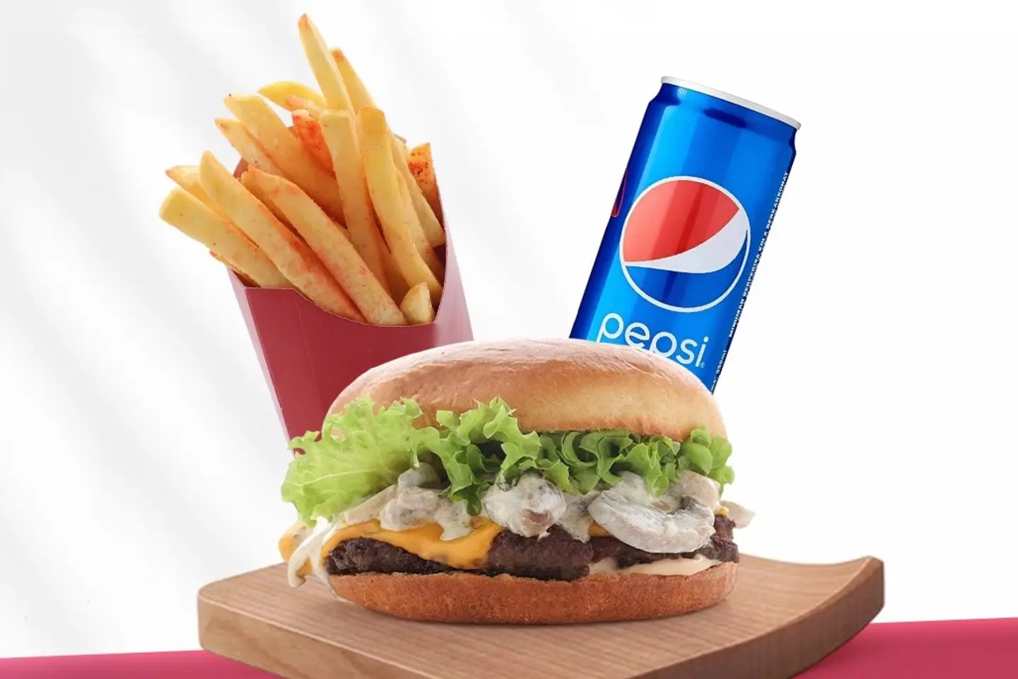 Mushroom Beef Burger - Sandwich