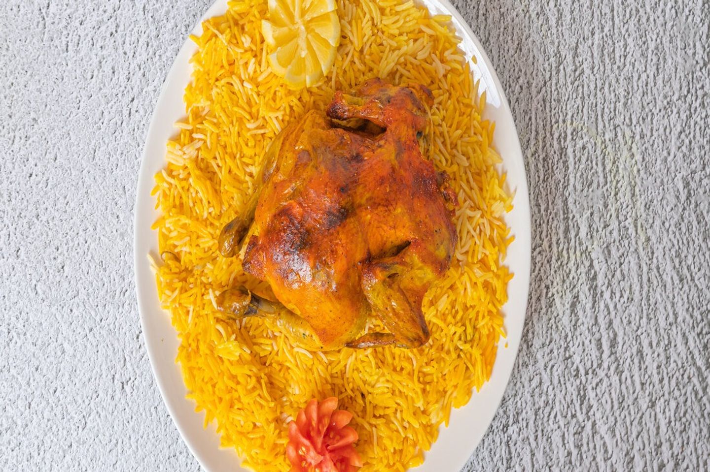 دجاج مندي - نص  دجاجة