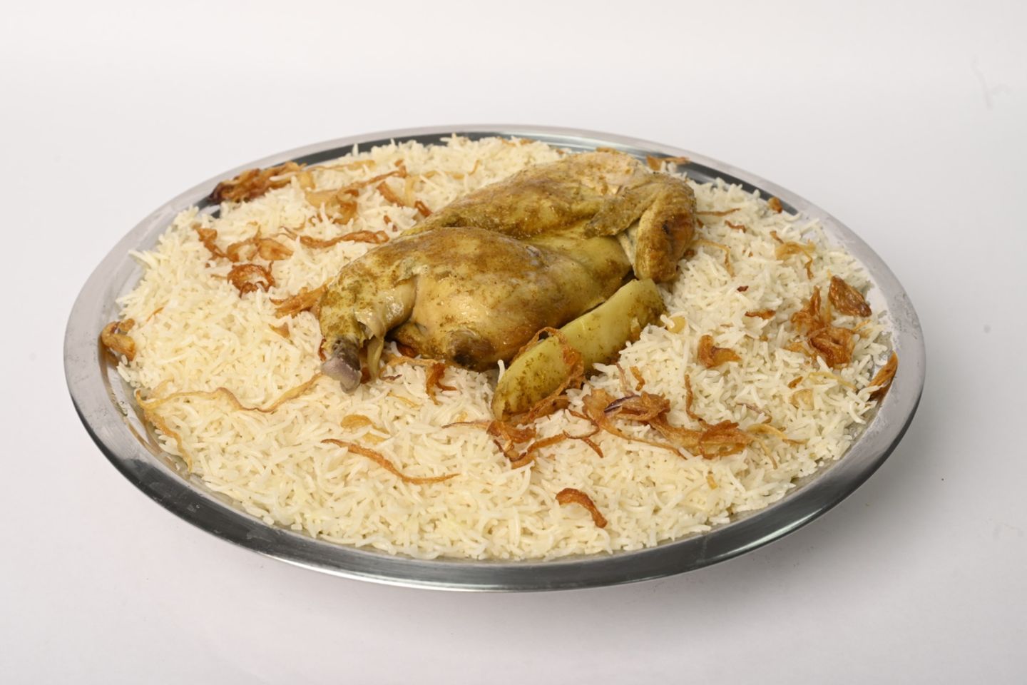 Whole Madfoon Chicken - Bashawri Rice
