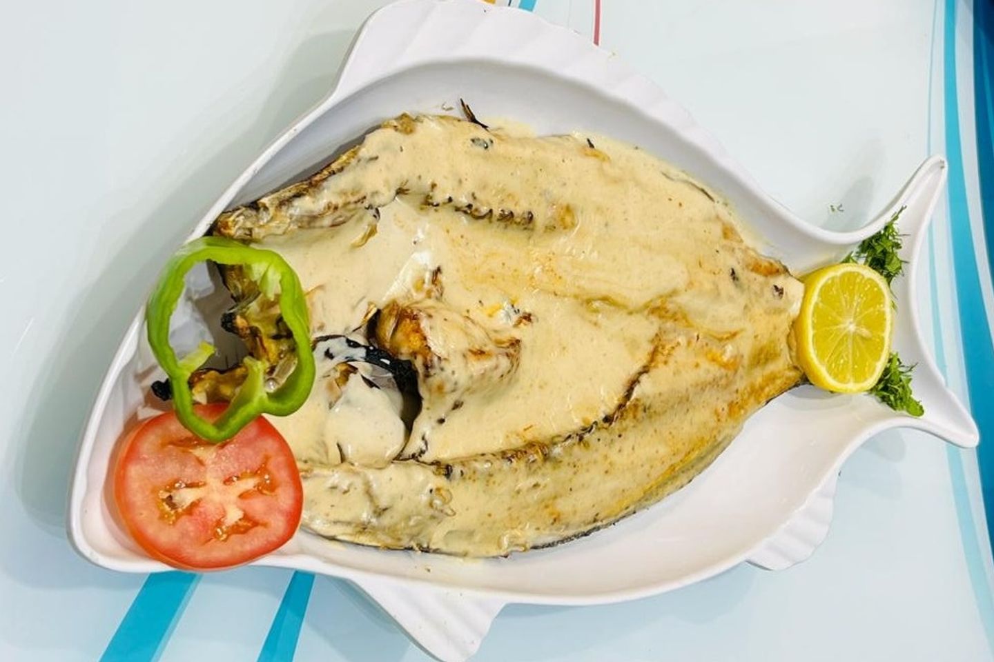 عندق مشوي مع طحينة - للشخص
