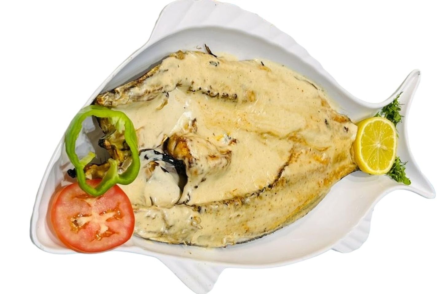 عروسة مشوي مع طحينة - للشخص