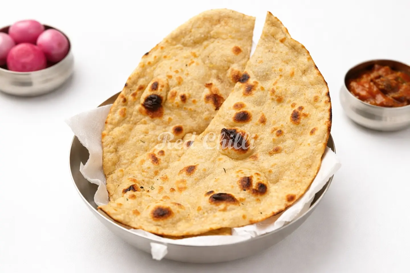 خبز تندوري - مع الزبدة