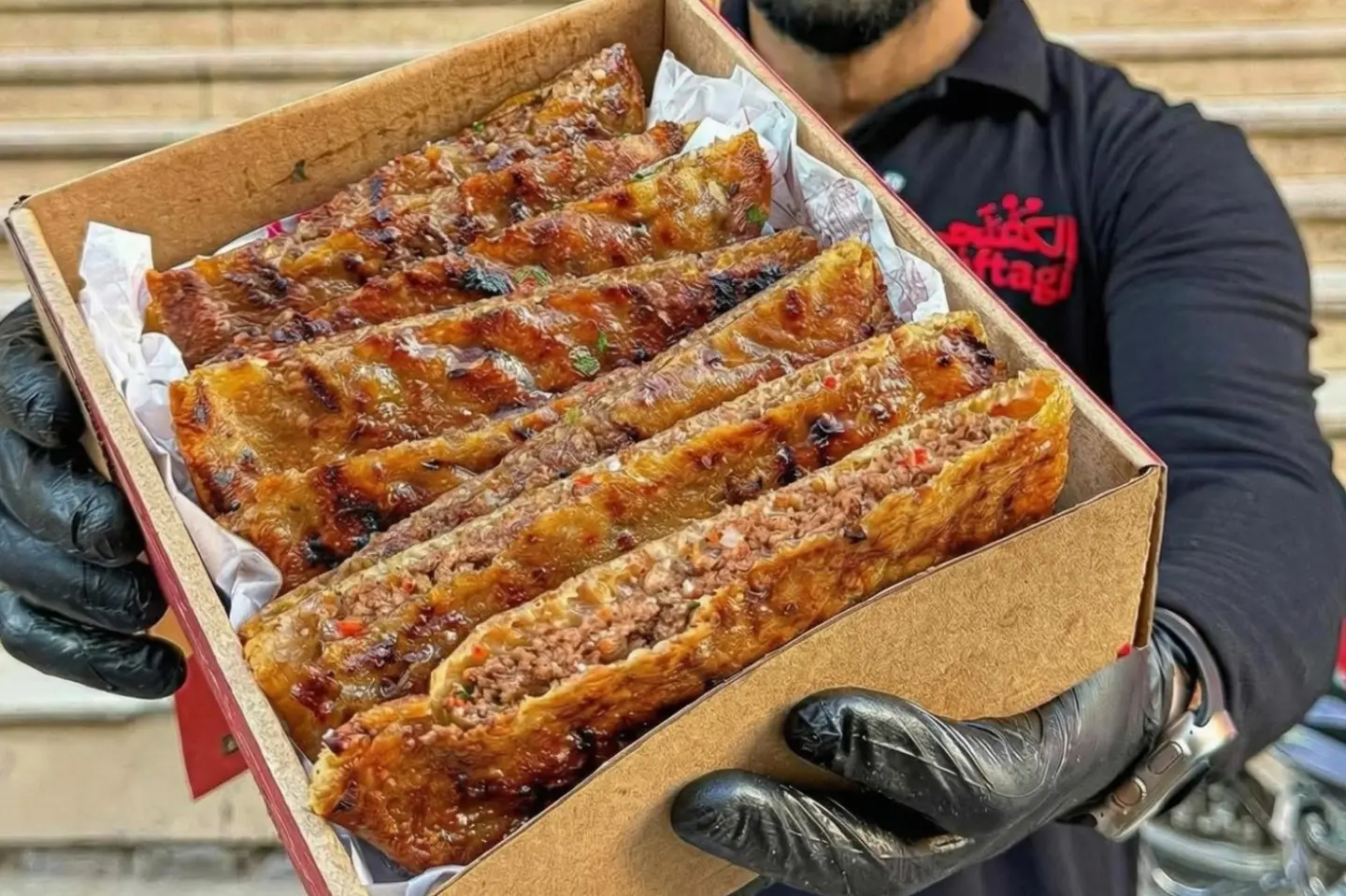 Alexandrian Hawawshi With Sausage - 2 Pc
