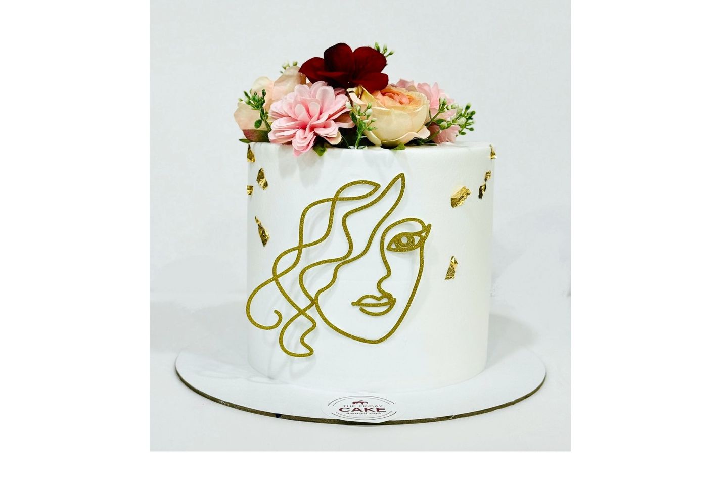 Beautiful Women Face Cake - Small