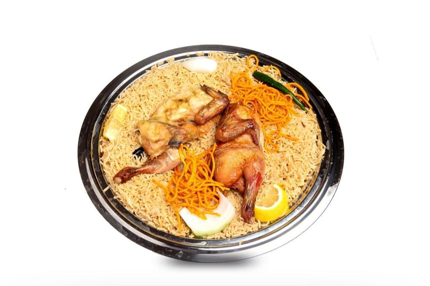 دجاج حنيذ مع الأرز - نصف دجاجة