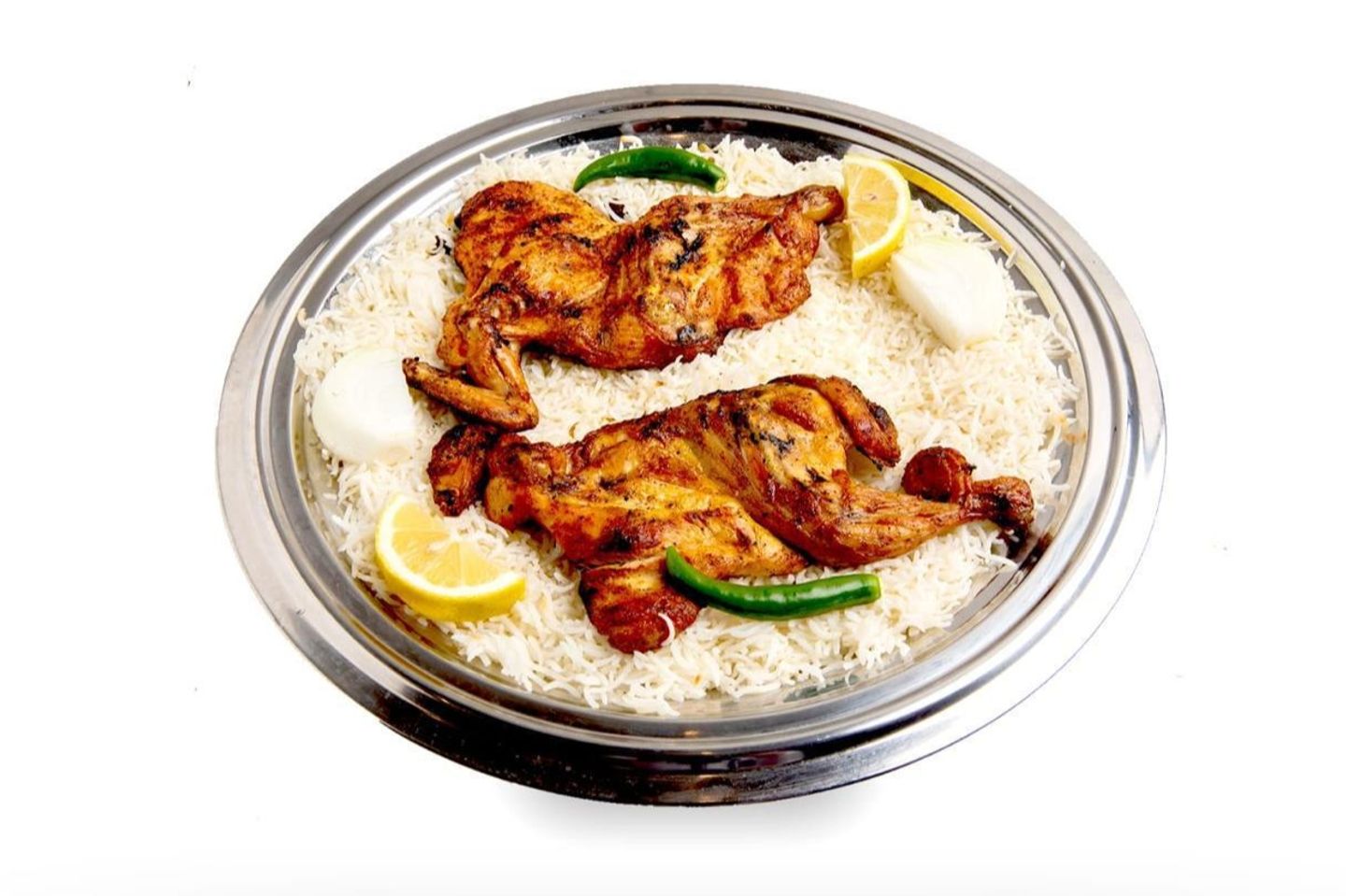 دجاج مظبى مع الأرز - نصف دجاجة