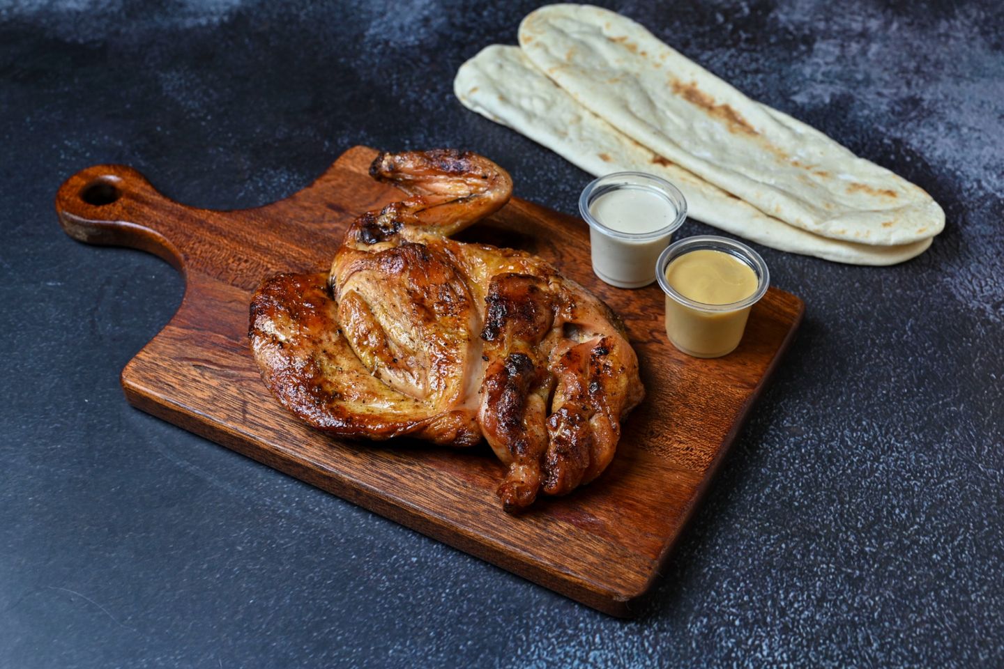 دجاج مظبي سادة  - نص حبة دجاج