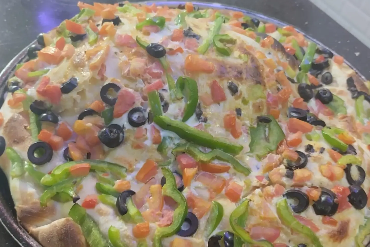 فطيرة جبن بيضاء وخضار - صغير