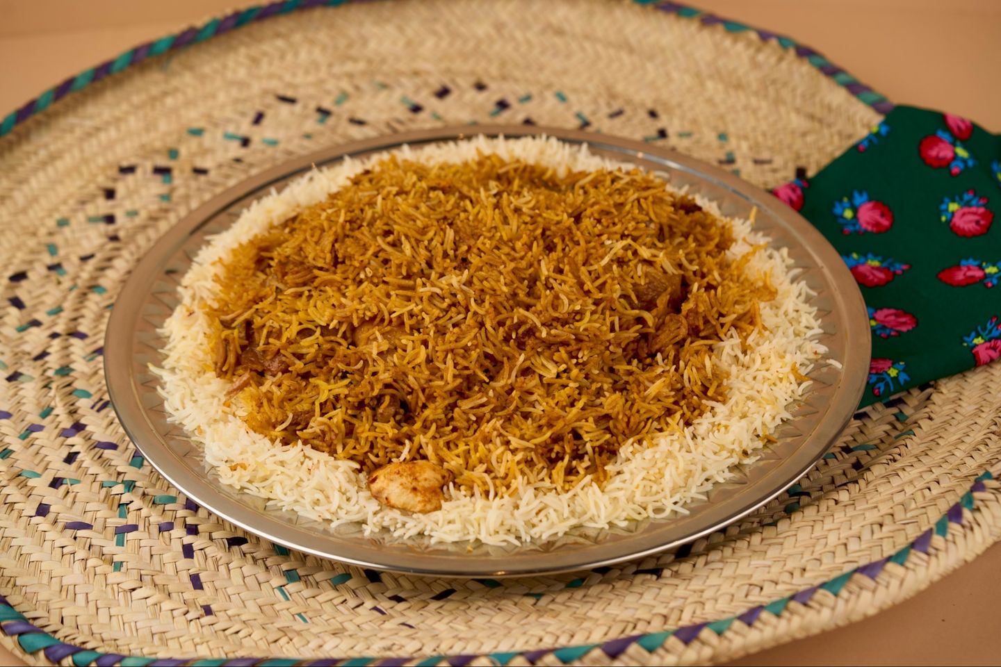 دجاجة برياني  - نصف دجاجة