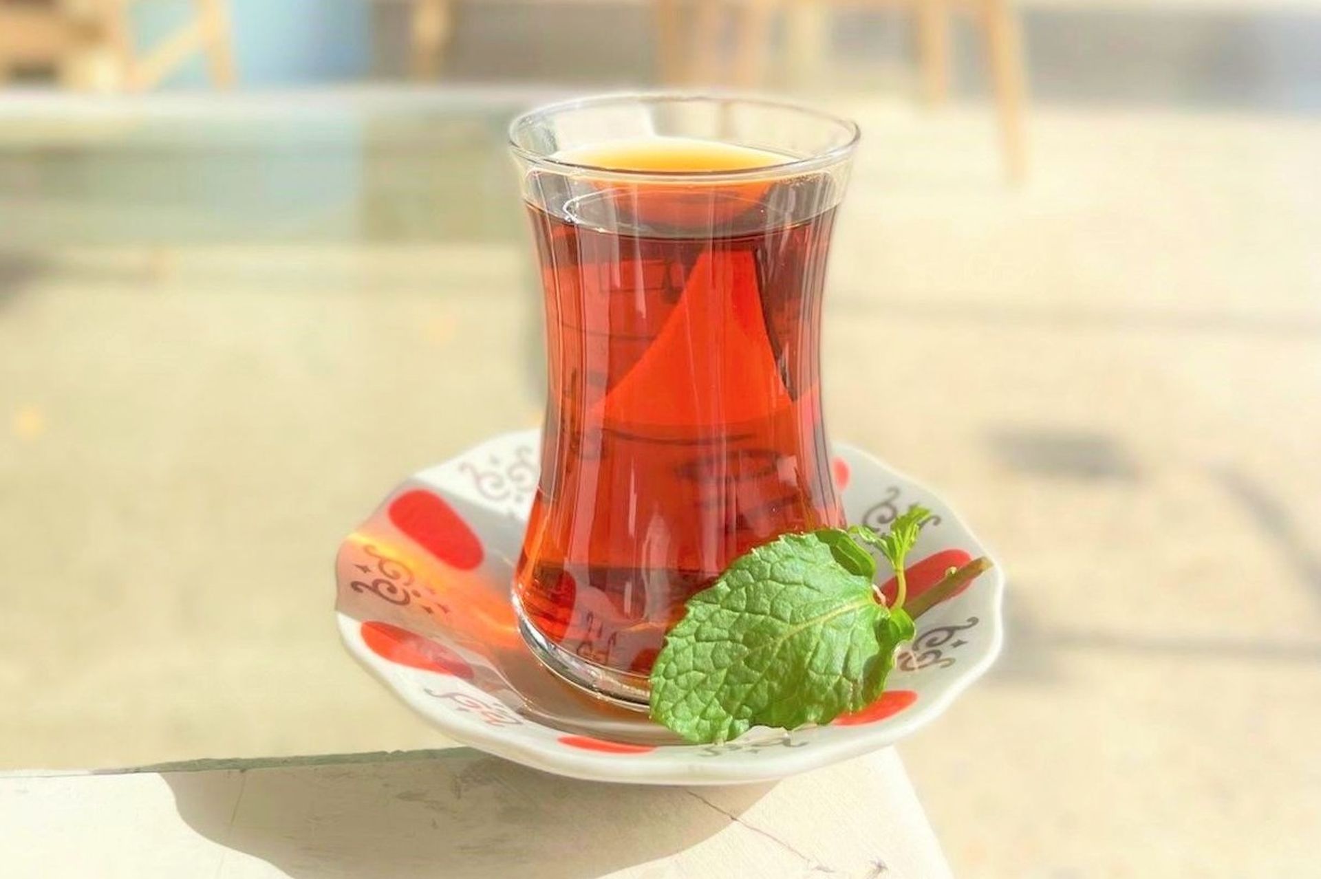 شاي بخار مرمية  - كوب صغير