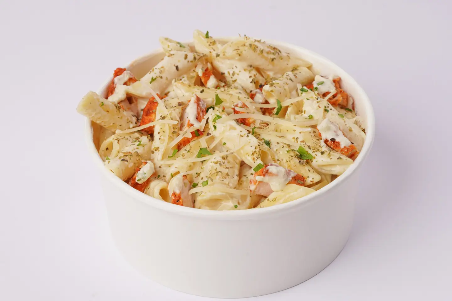 Tawoo With Pasta And White Cream - Dish