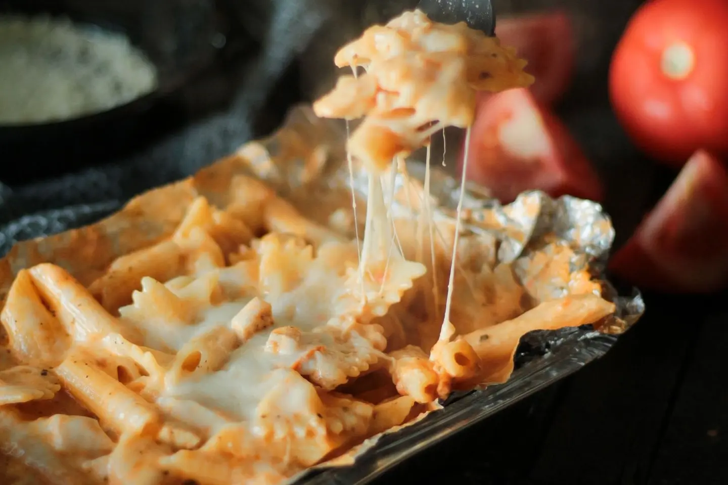 Tinfoil Pasta - Shrimp