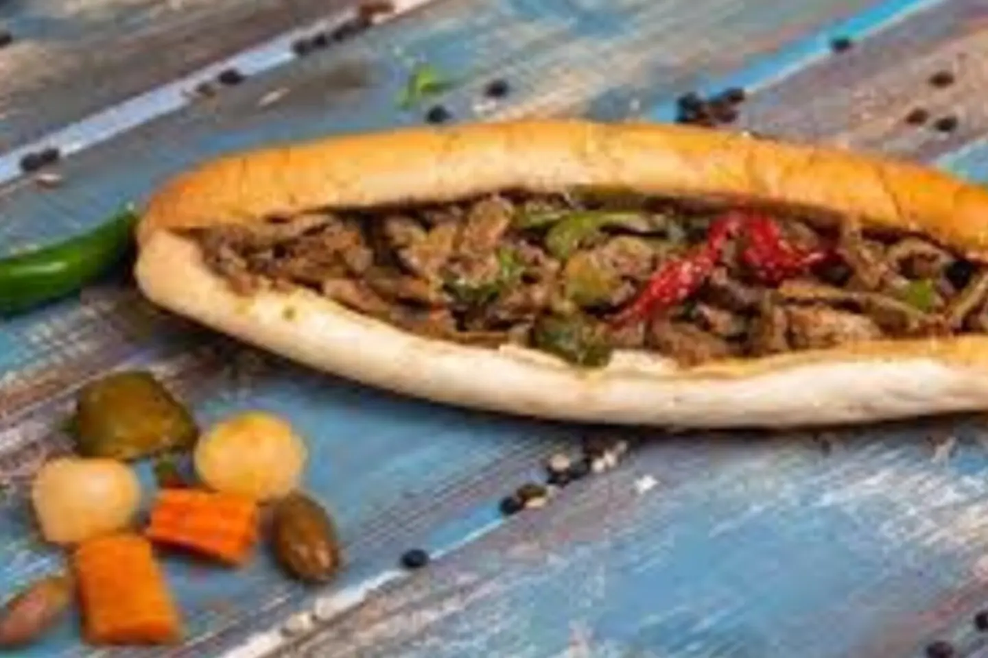Liver And Cheese Sandwich - Samoli Bread