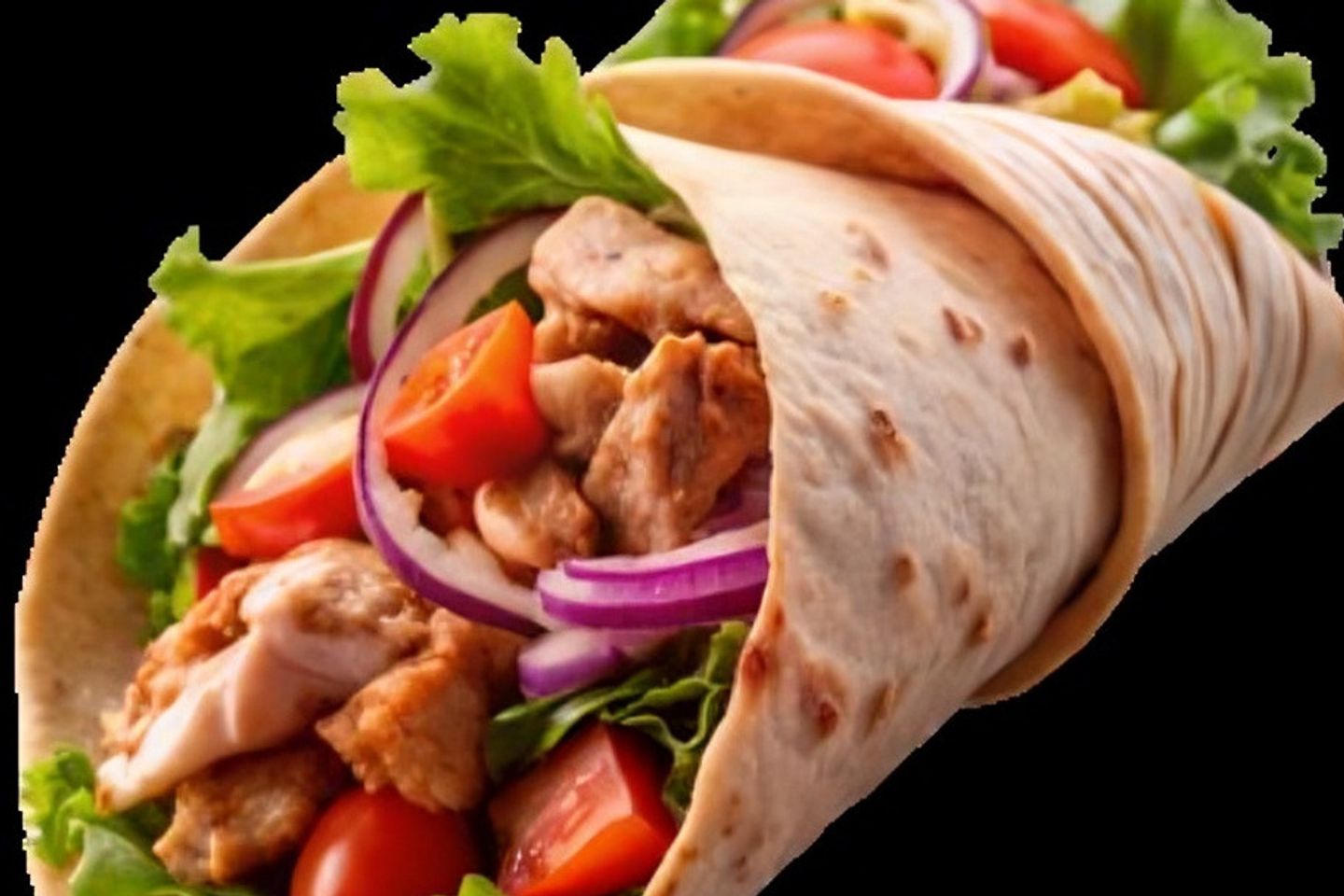شاورما دجاج - وسط
