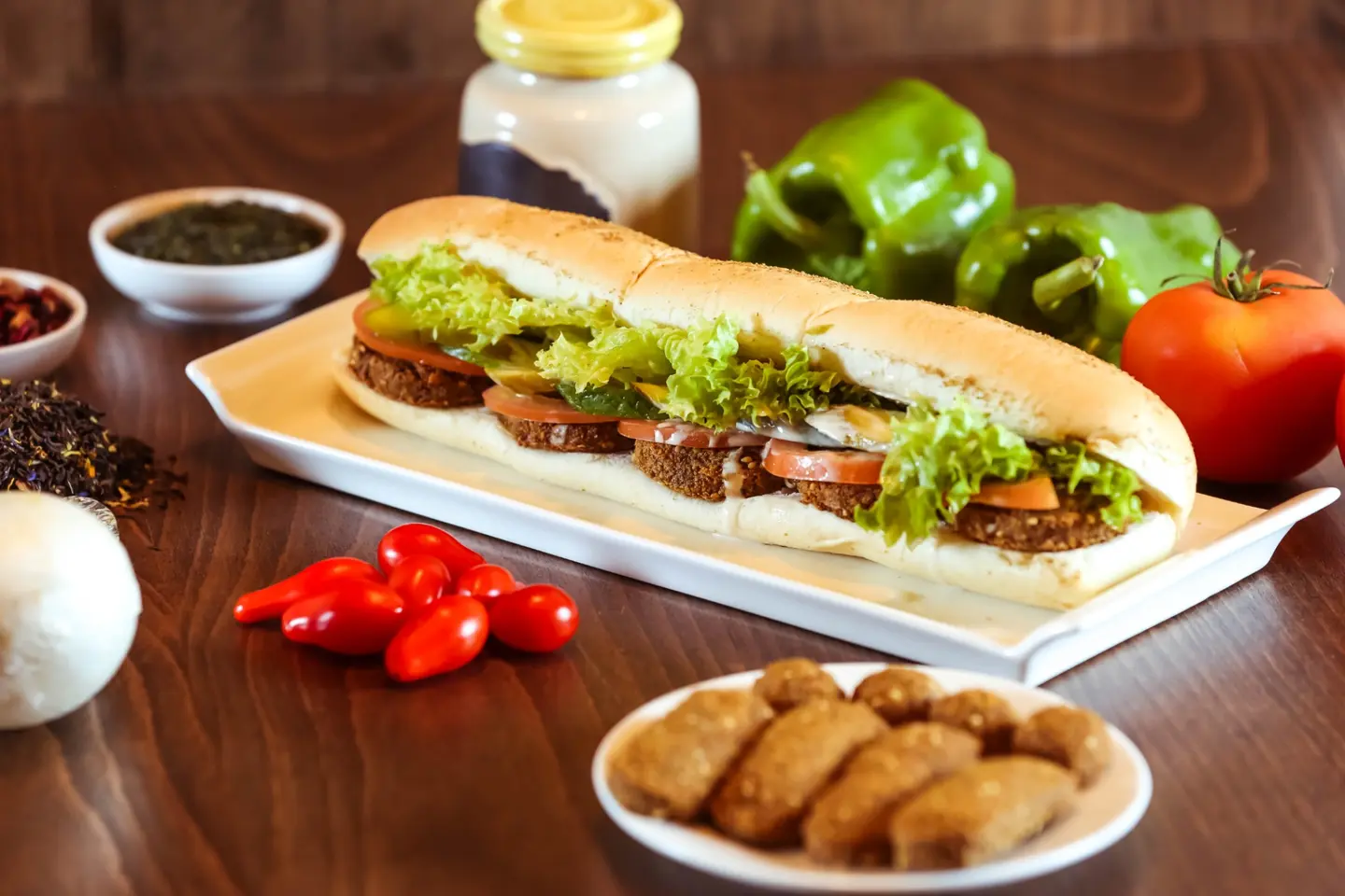 Falafel Sub Marine - 6 Inch