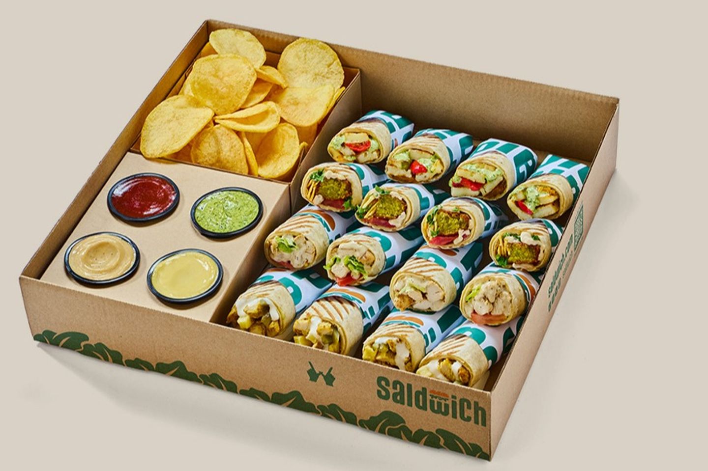 Sandwich Box  - Regular Sandwich Box (16 Pieces)