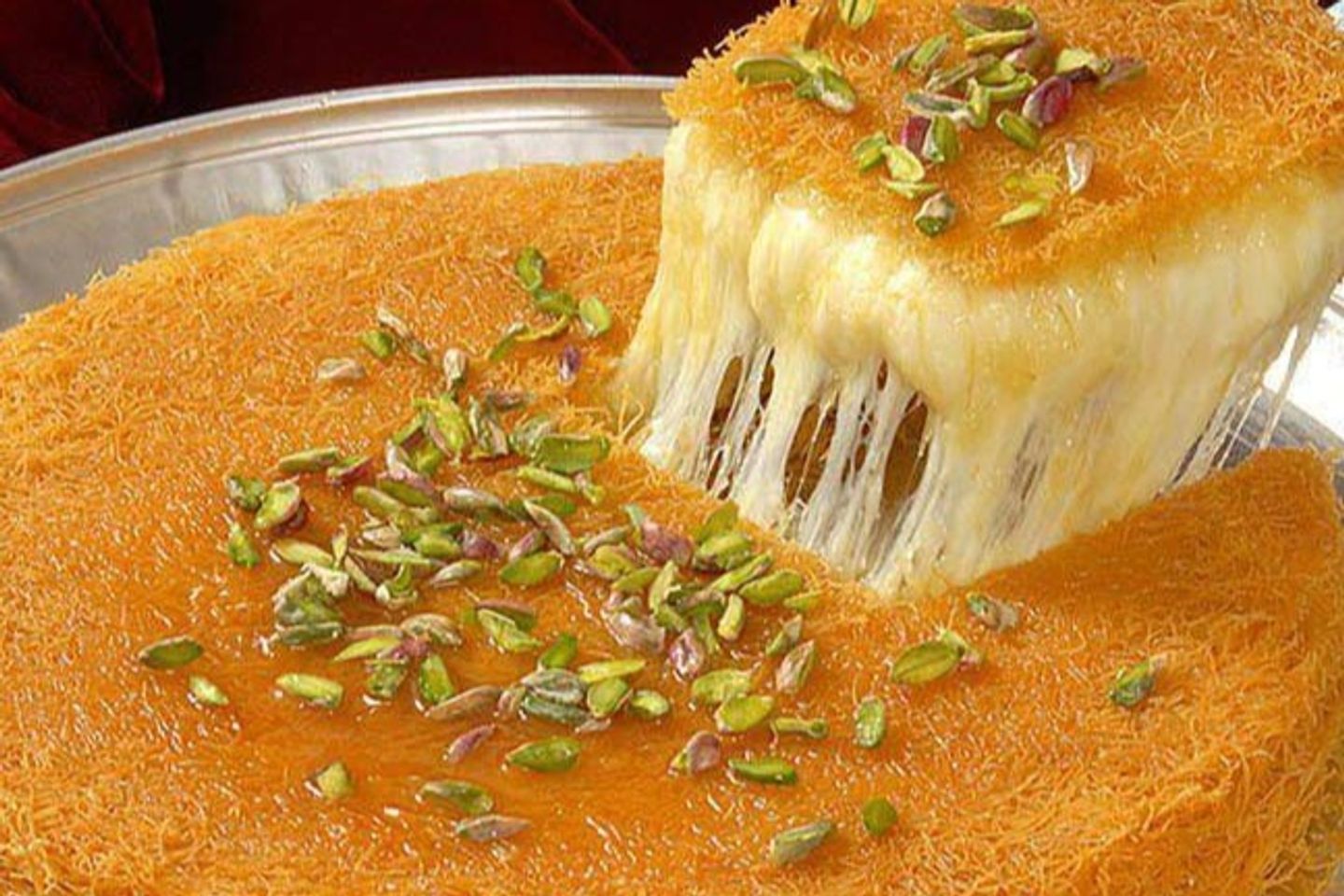 صينية كنافة النابلسية خشنة - جبنة كيلو ونص