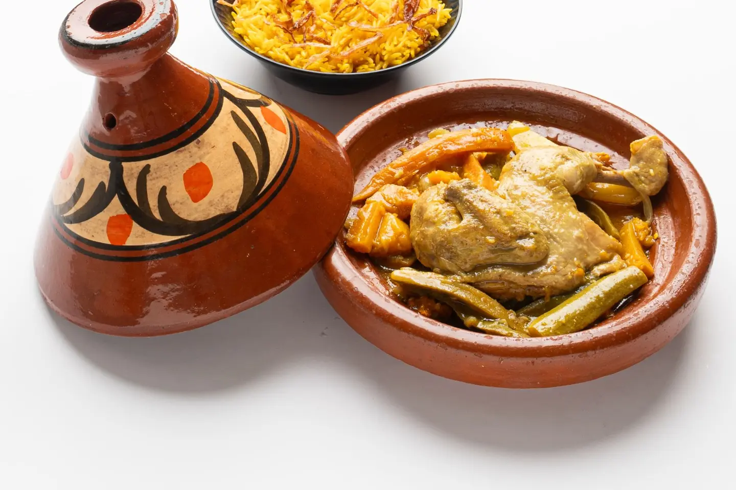 دجاج طاجن - حبة