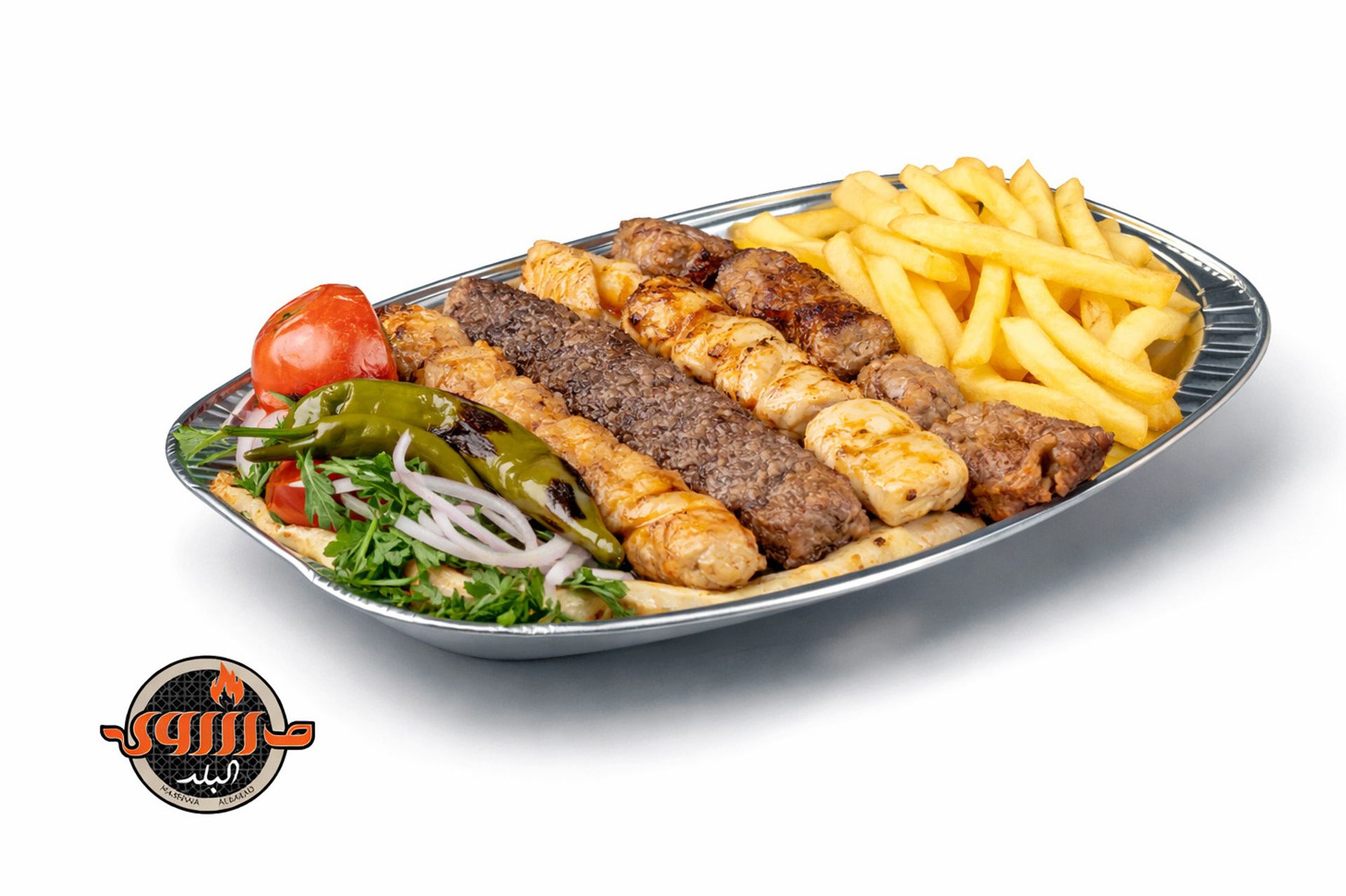 مشاوي مشكلة(مكونات الطبق ثابته) - 4 اسياخ