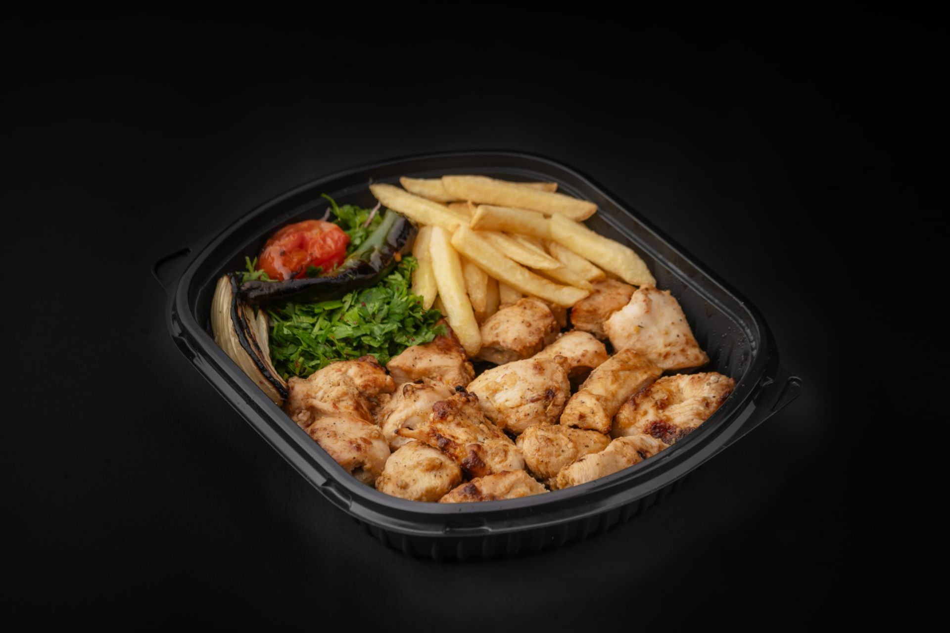 شيش طاووق(مكونات الطبق ثابته) - 4 اسياخ