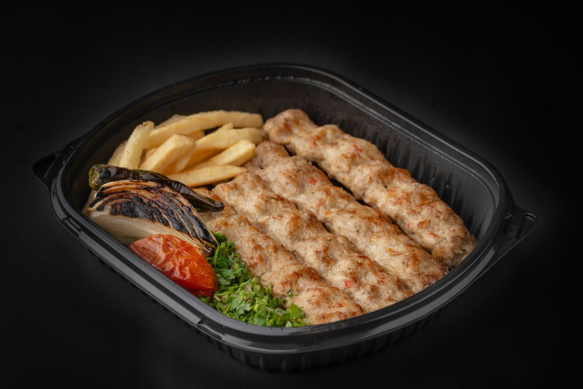 كباب دجاج(مكونات الطبق ثابته) - 4 اسياخ
