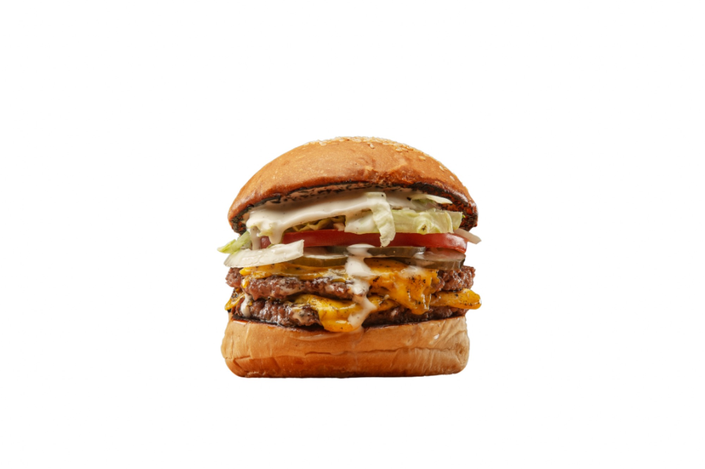 Double Grilled Beef Burger - Sandwich