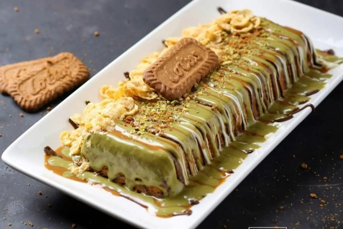 كنافة قشطه مكس مستطيلة - صغير