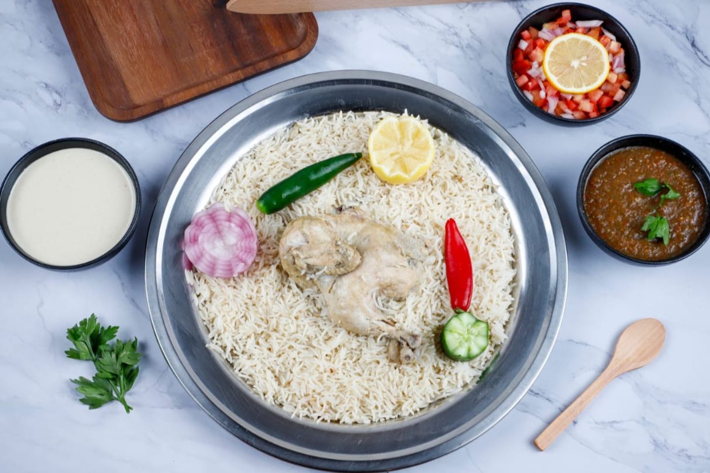 كبسة البر دجاج  - حبة
