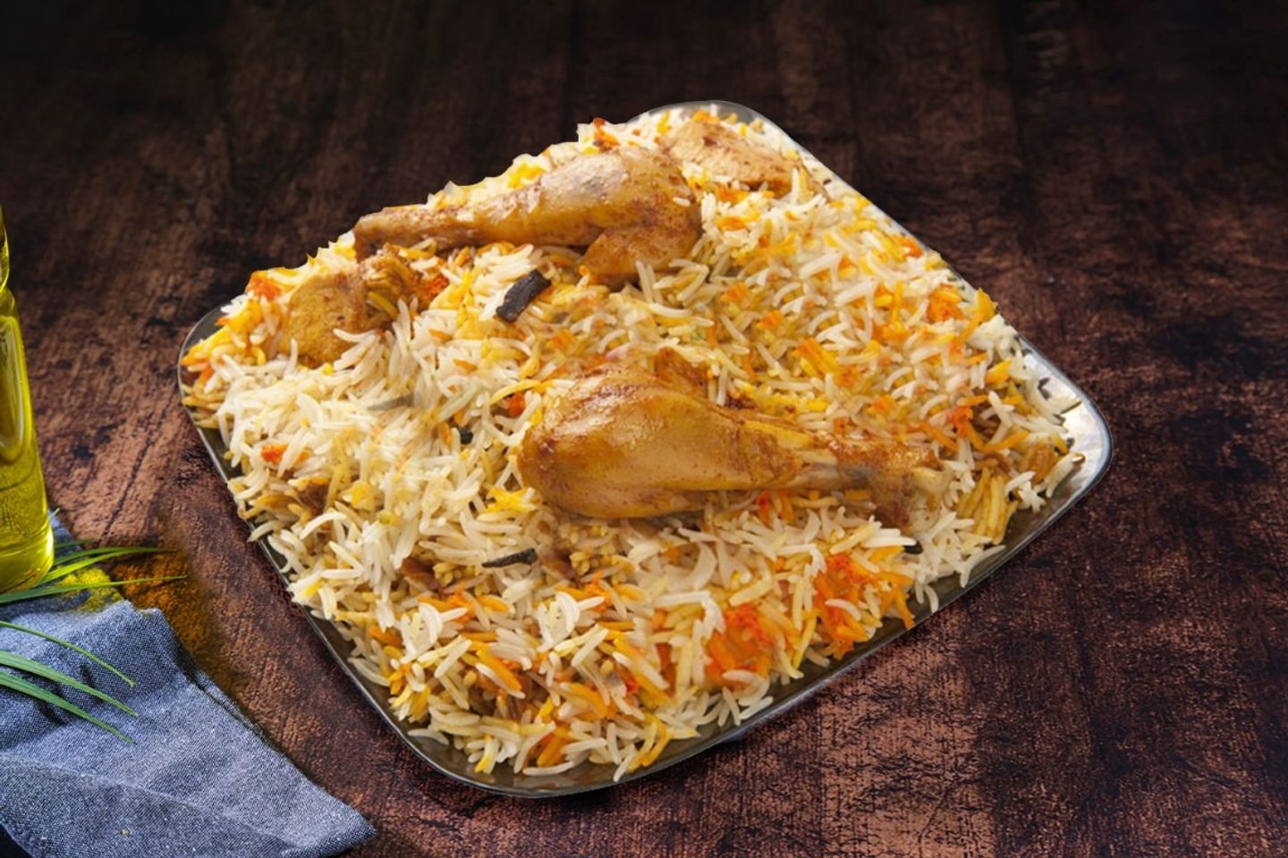 برياني دجاج قطعة - برياني دجاج اثنين قطعة