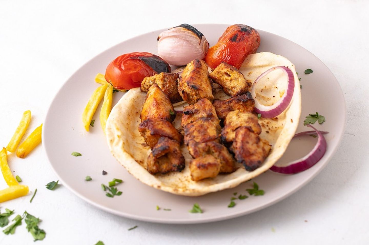 Chicken Awsal - Three Skewers Of Chicken