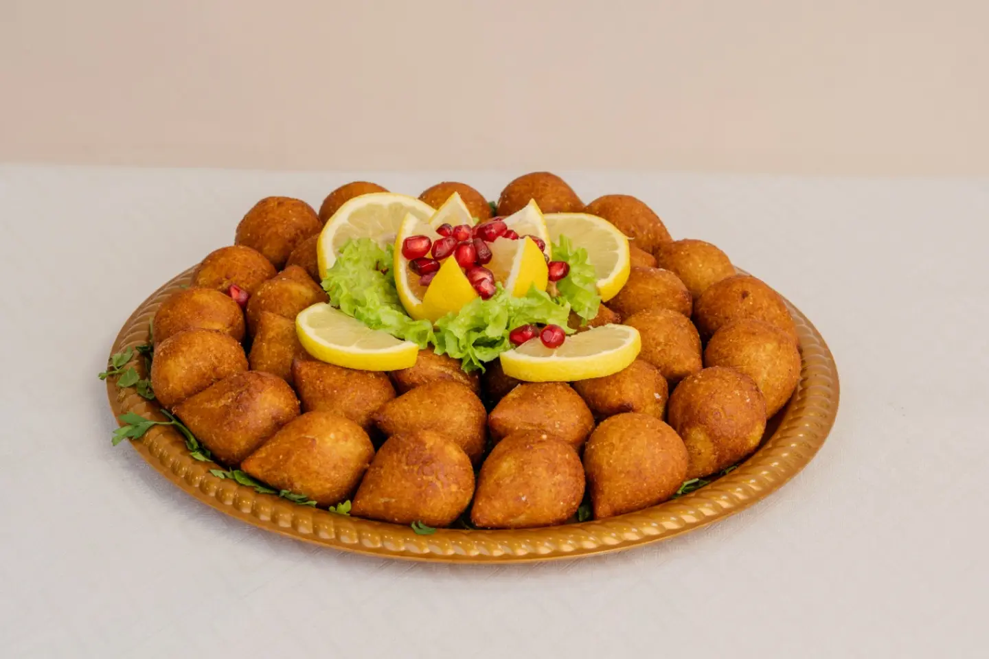 Meat Kibbeh Plate - Medium