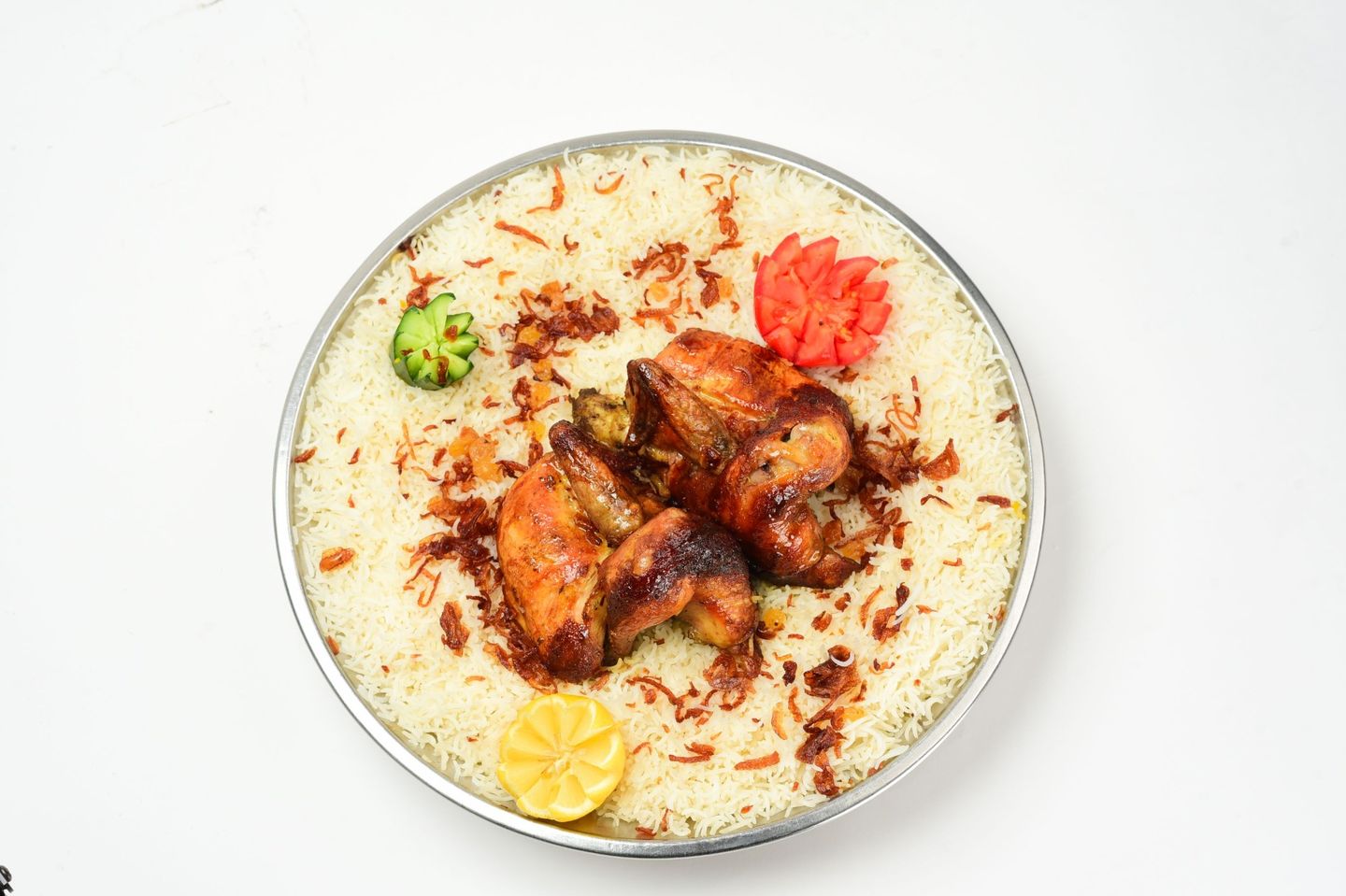 Grilled Chicken With Arabic Rice - Quarter
