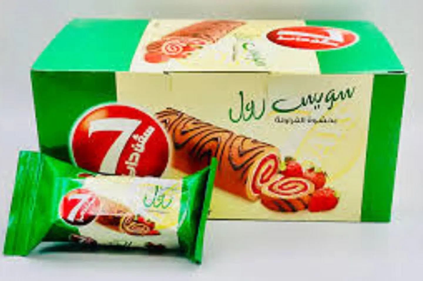 سويس رول سفن دايز فراوله اثني عشر حبه - سويس رول سفن دايز فراوله اثني عشر حبه