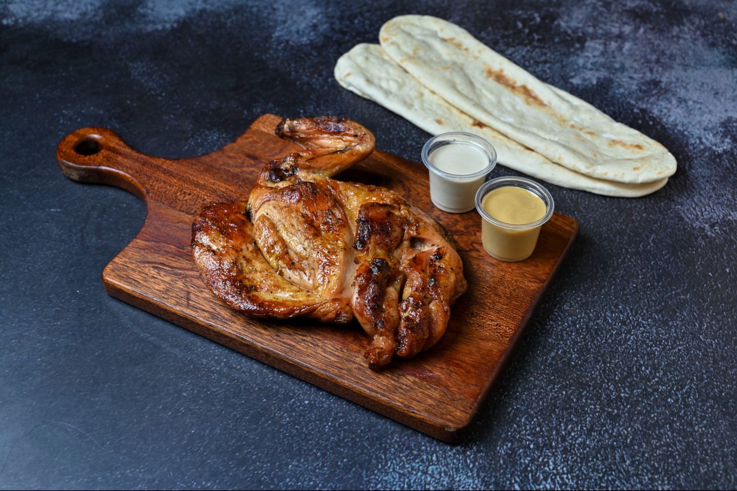 دجاج مظبي سادة  - نص حبة دجاج