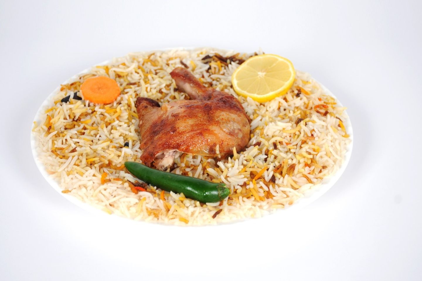 ربع دجاج شواية - ربع دجاج شواية رز احمر