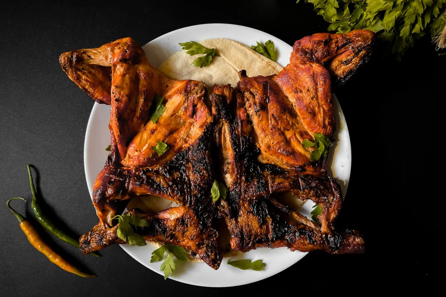 Plain Charcoal Chicken - Quarter Chicken