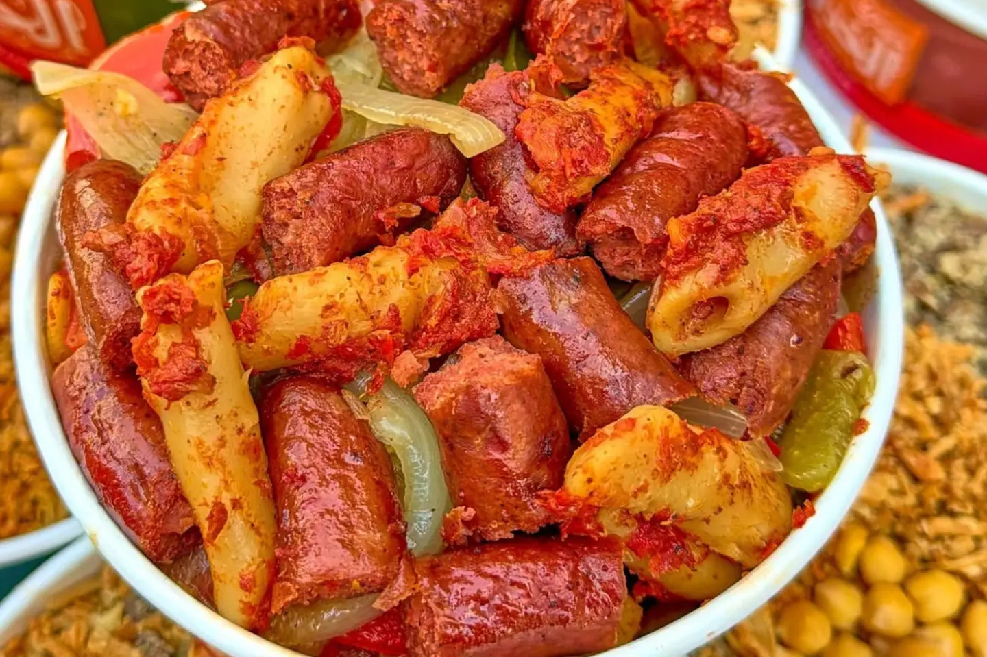 Pasta With Red Sauce - Liver