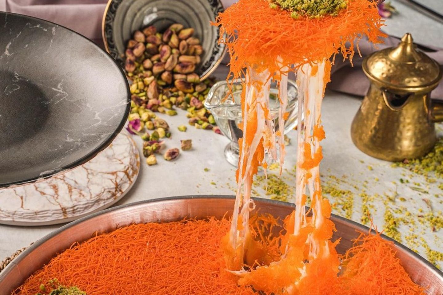 نابلسية خشنة بالجبنة - وسط