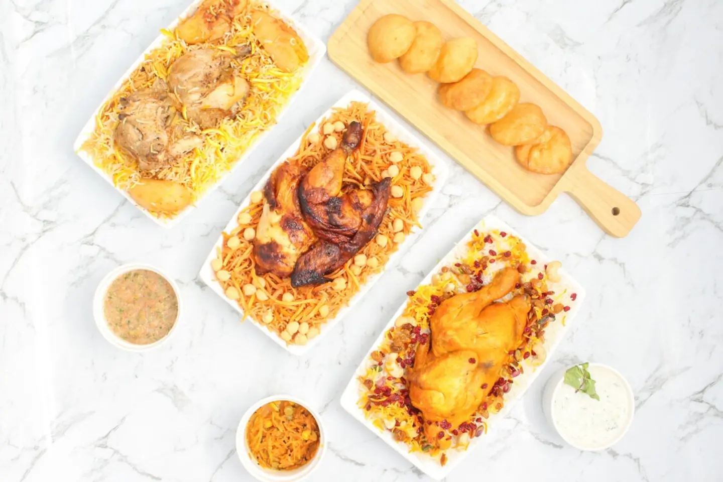 Hummus Rice - Half Chicken