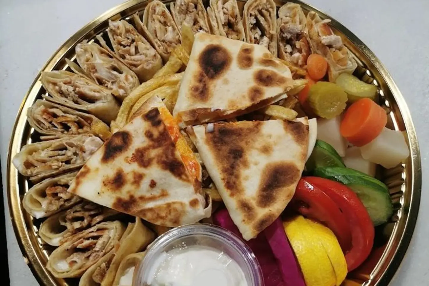 صحن عربي دجاج - صغير