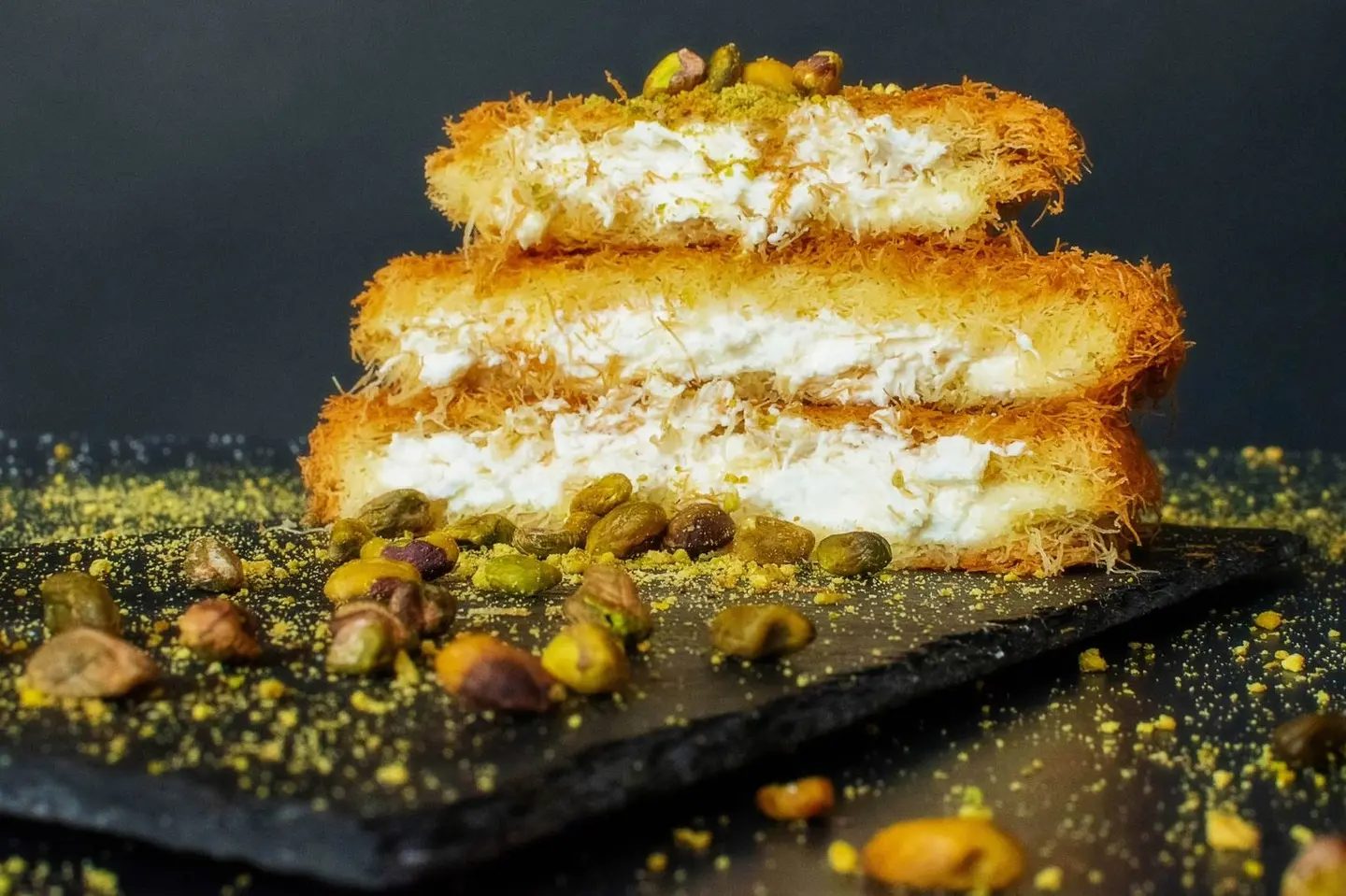 كنافة مكس جبنه و قشطة - كبير