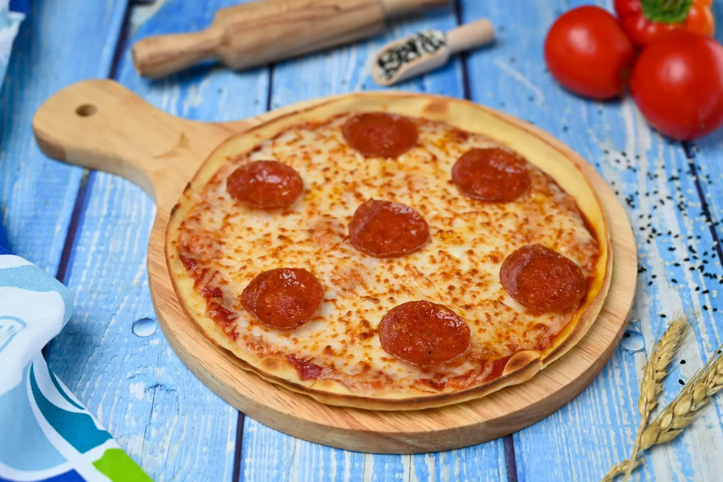 بيتزا بيبروني - وسط